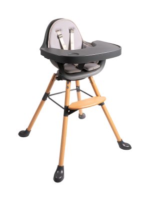 Childhome Evolu One.80° High Chair Anthracite + Light Grey N