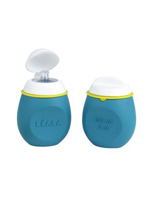 Set BabySqueez' 2 en 1 & Squeez'Portion 180ml blue