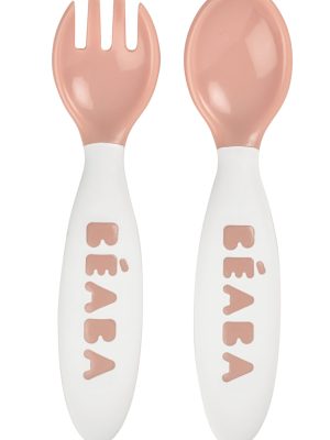 Set de 2 couverts ergonomiques 2ème âge pink