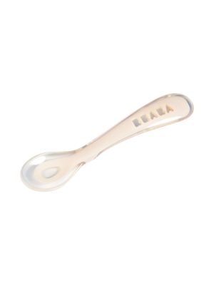 Cuillère 2ème âge silicone pink