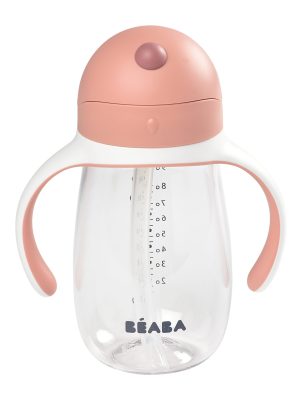 Tasse paille 300 ml old pink