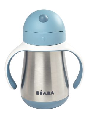 Tasse paille inox 250 ml windy blue