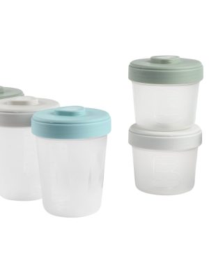 Set 2ème âge 8 portions clip (4x150ml + 4x250ml)