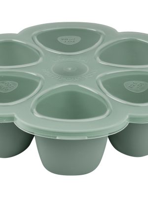 Multiportions silicone 6 x 90 ml sage green