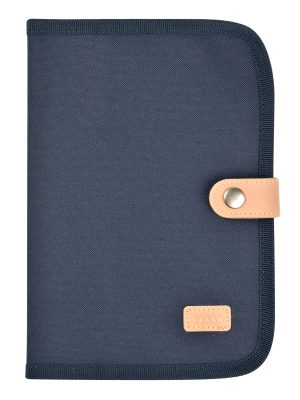 Protège carnet de santé blue marine