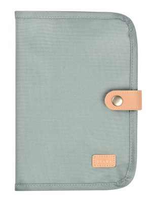 Protège carnet de santé sage green