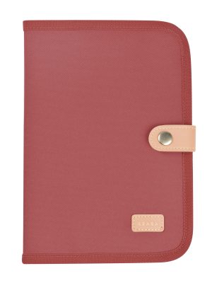 Protège carnet de santé terracotta