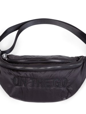 Childhome On-The-Go Sac de hanche - Matelassé Noir
