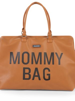 Childhome Mommy Bag - Similicuir marron